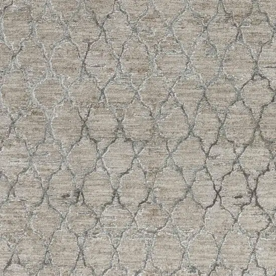 Beige Moroccan Stain Resistant Area Rug Photo 6