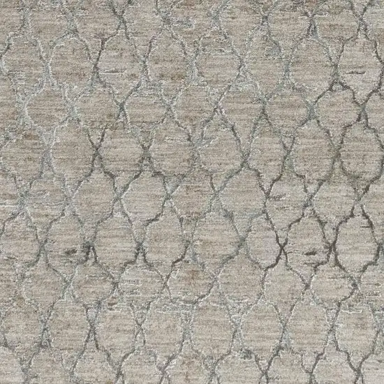 Beige Moroccan Stain Resistant Area Rug Photo 3