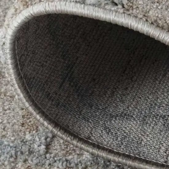 Beige Moroccan Stain Resistant Area Rug Photo 7