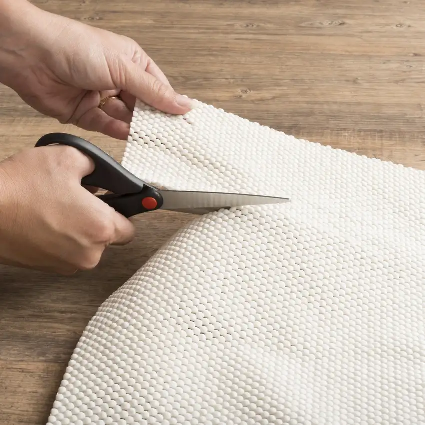 Beige Non Slip Rug Pad Photo 6