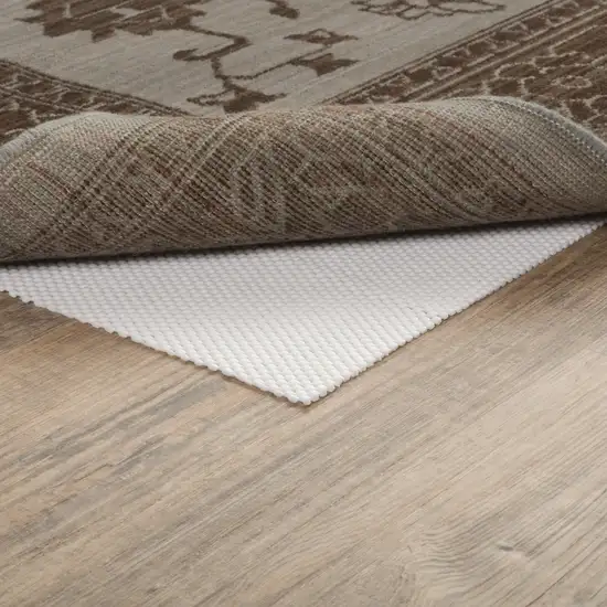 Beige Non Slip Rug Pad Photo 5