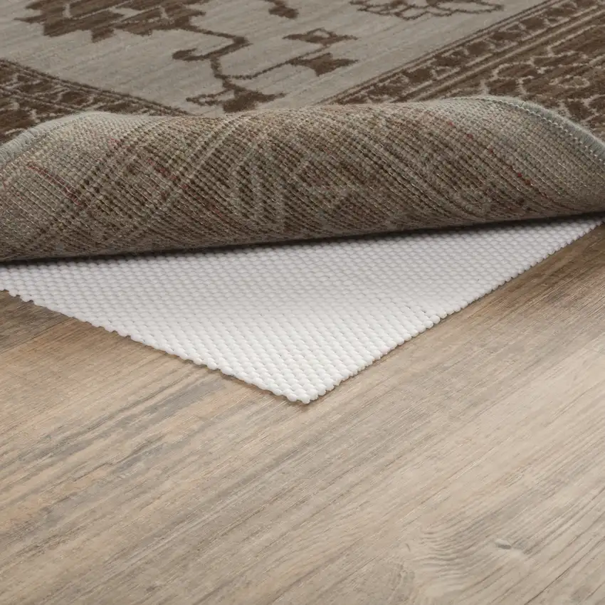 Beige Non Slip Rug Pad Photo 5