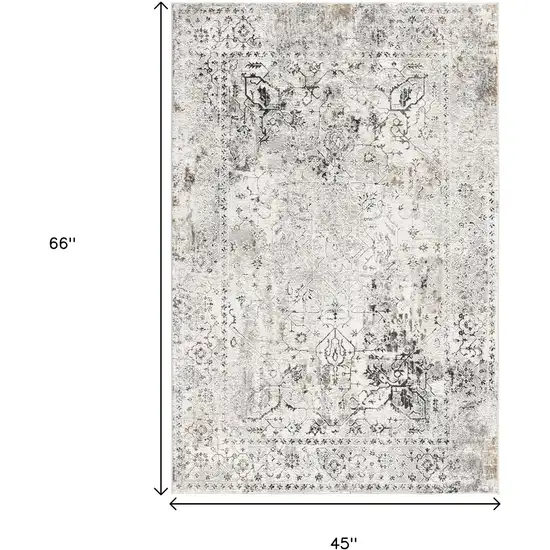 Beige Oriental Area Rug Photo 3