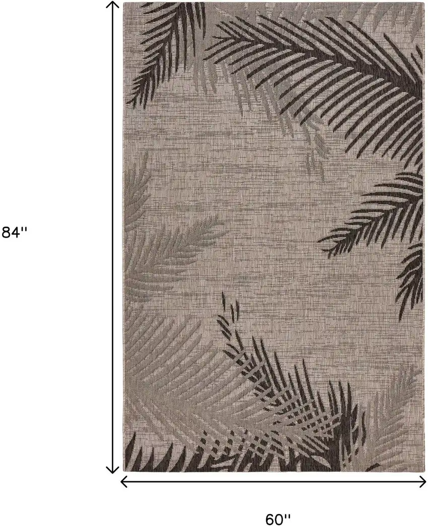 Beige Indoor Outdoor Area Rug Photo 3