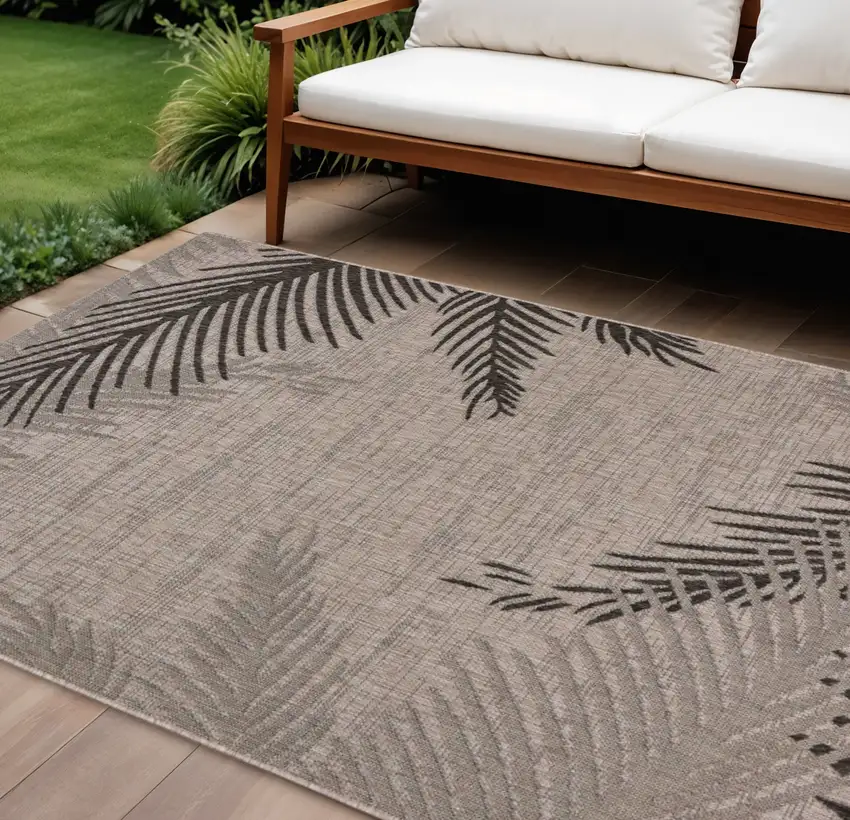 Beige Indoor Outdoor Area Rug Photo 1