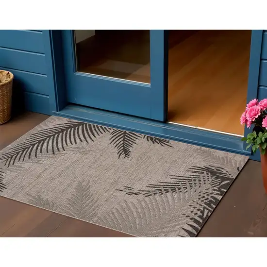 Beige Indoor Outdoor Area Rug Photo 2