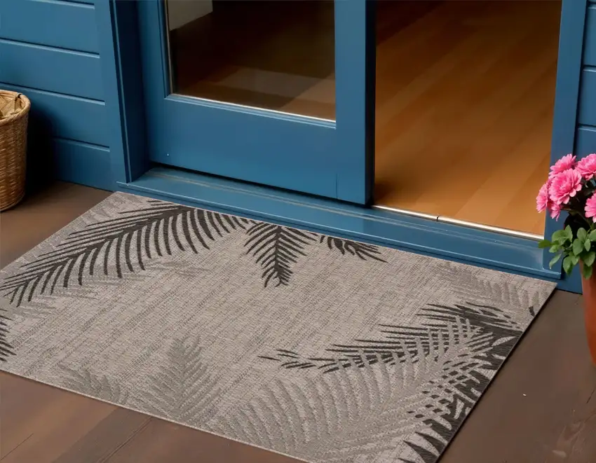 Beige Indoor Outdoor Area Rug Photo 2