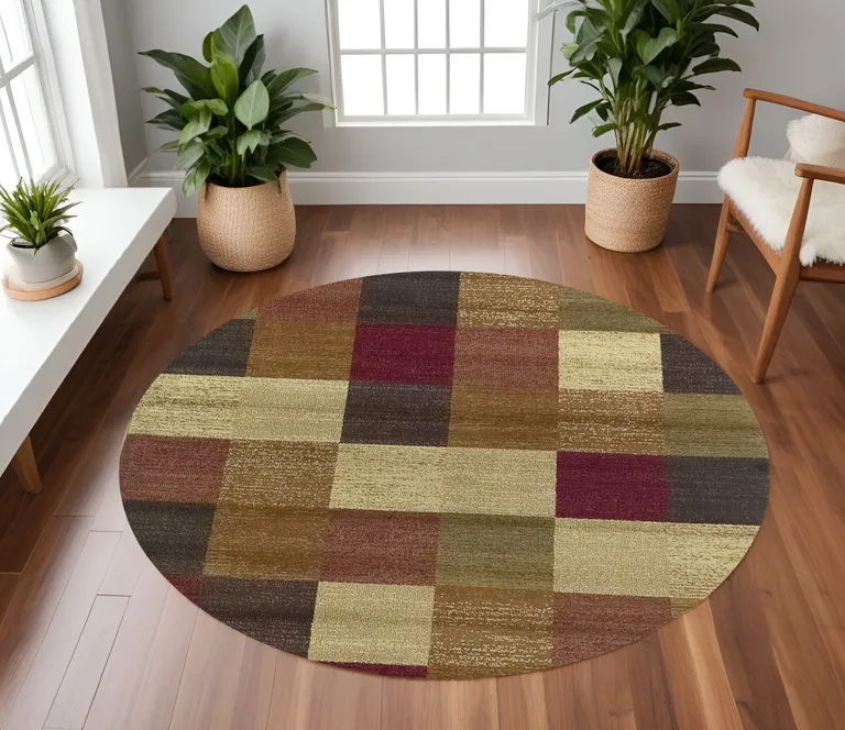 Beige Polypropylene Rug Photo 4