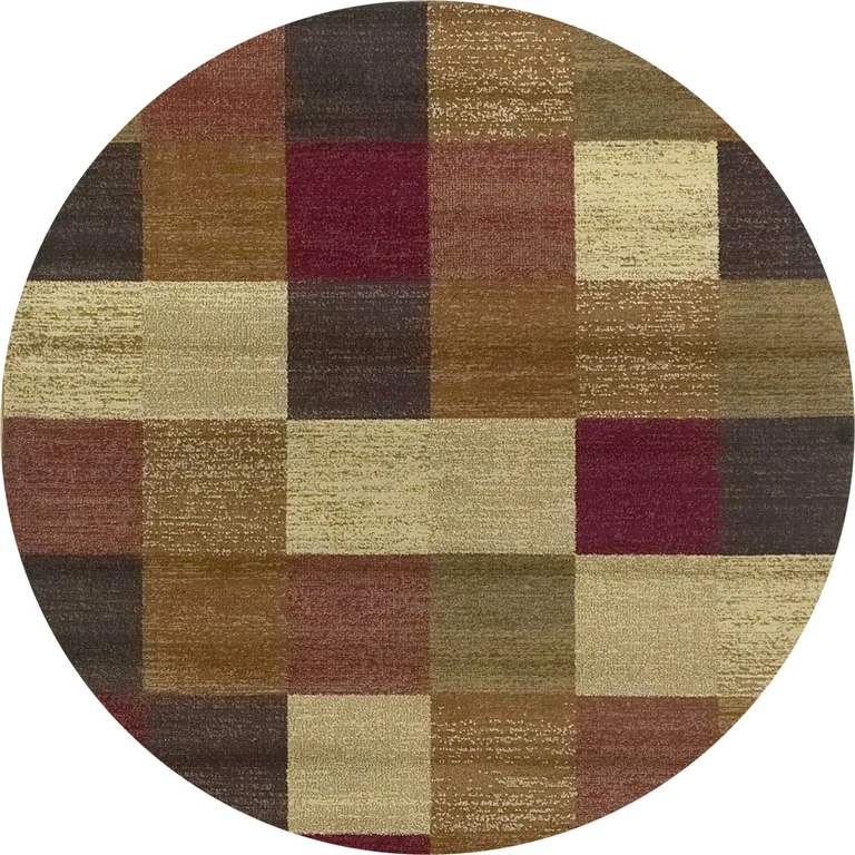 Beige Polypropylene Rug Photo 5
