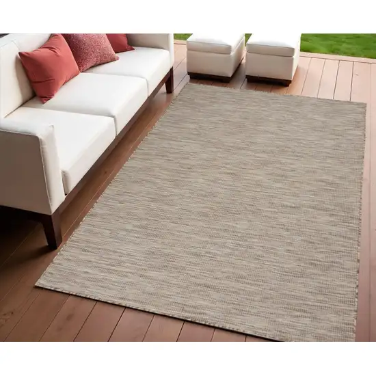 Beige Power Loom Area Rug Photo 1