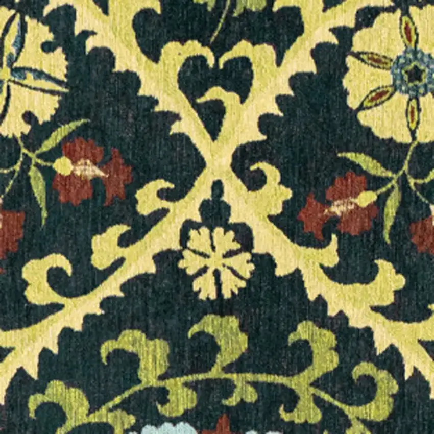 Beige Red And Orange Tribal Washable Area Rug With UV Protection Photo 9