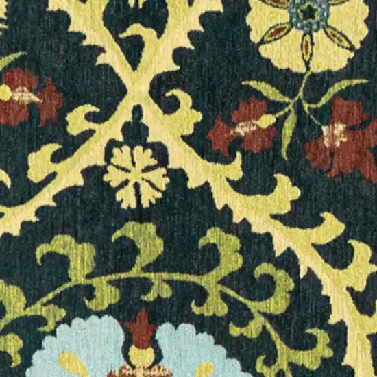 Beige Red And Orange Tribal Washable Area Rug With UV Protection Photo 3