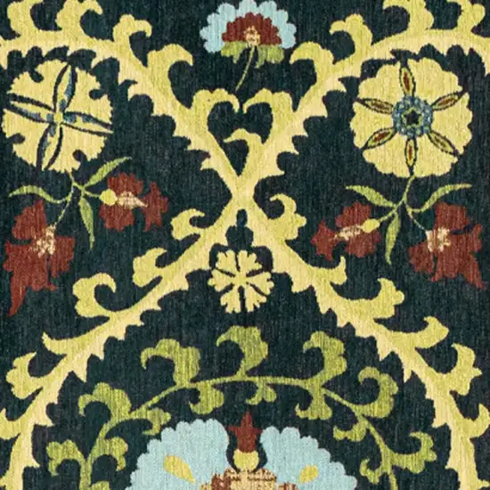 Beige Red And Orange Tribal Washable Area Rug With UV Protection Photo 4