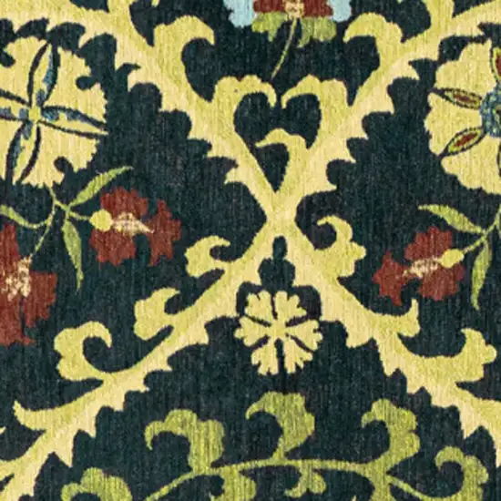 Beige Red And Orange Tribal Washable Area Rug With UV Protection Photo 9