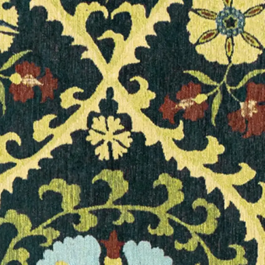 Beige Red And Orange Tribal Washable Area Rug With UV Protection Photo 3