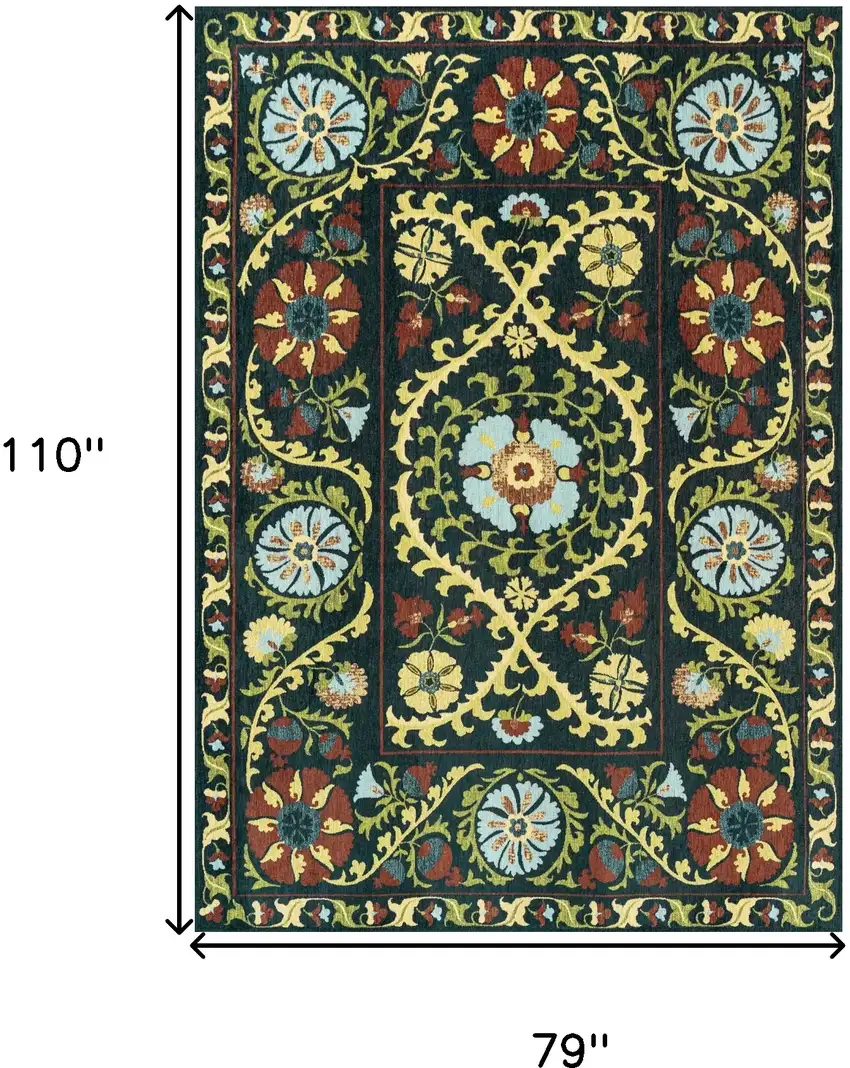 Beige Red And Orange Tribal Washable Area Rug With UV Protection Photo 6