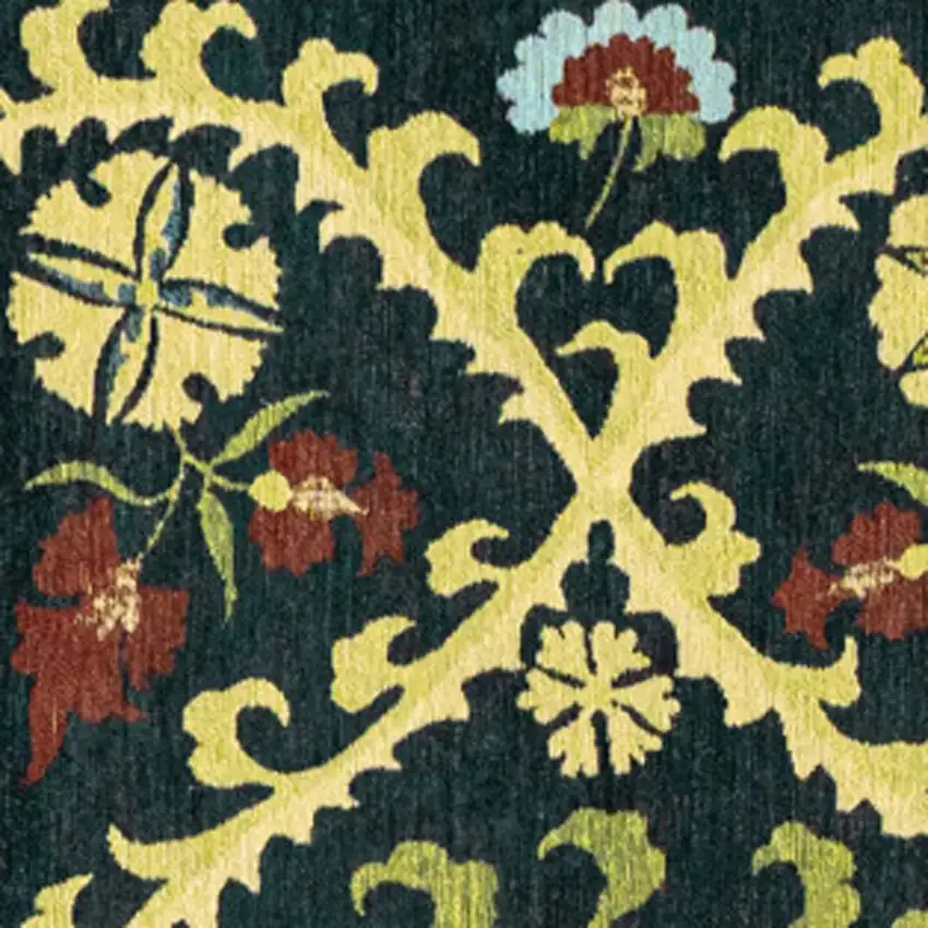 Beige Red And Orange Tribal Washable Area Rug With UV Protection Photo 9