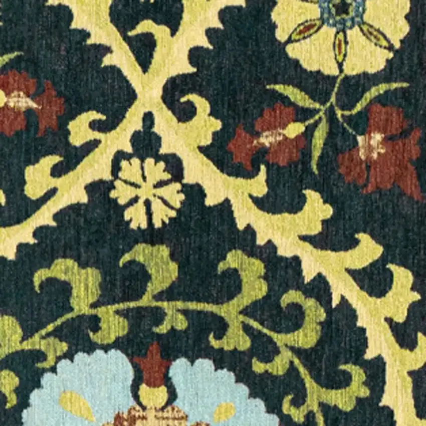 Beige Red And Orange Tribal Washable Area Rug With UV Protection Photo 3