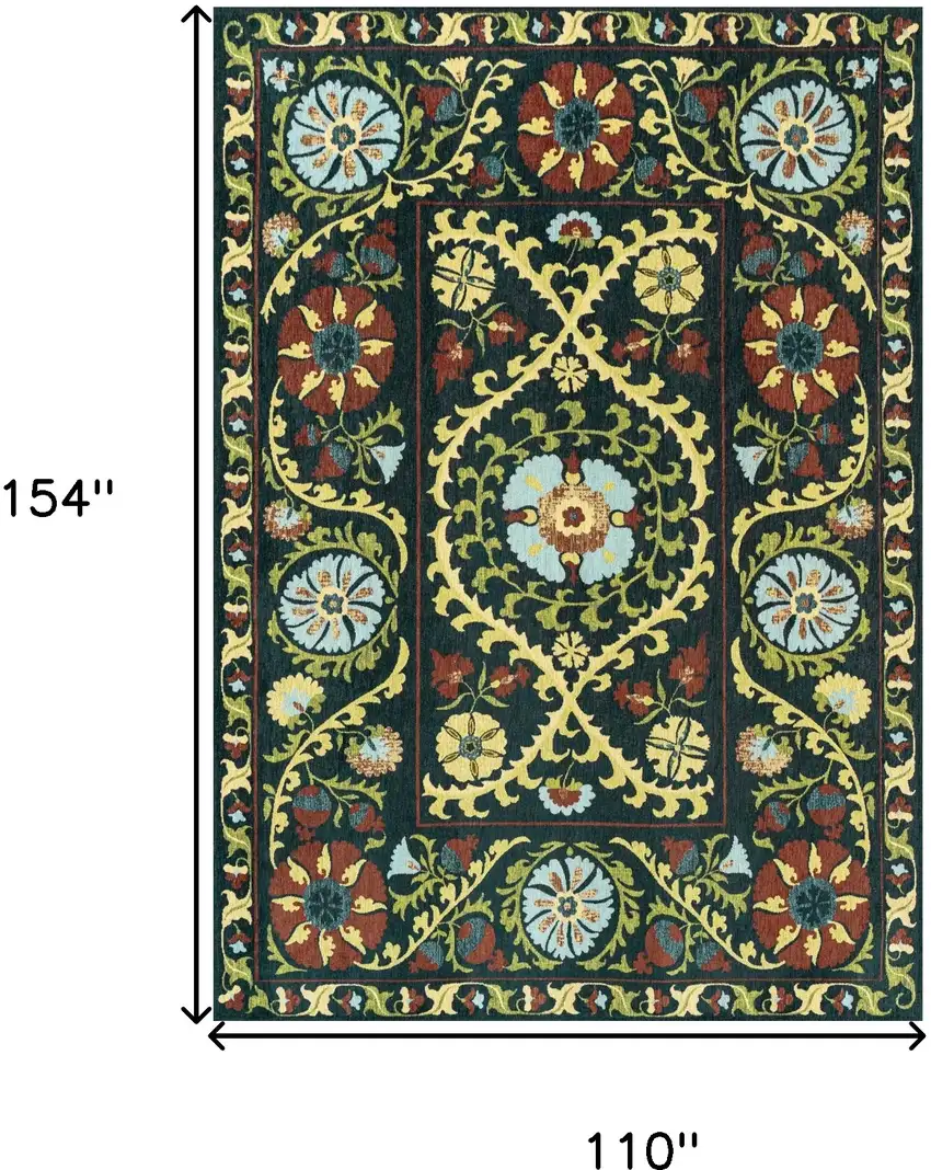 Beige Red And Orange Tribal Washable Area Rug With UV Protection Photo 6