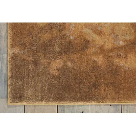 Beige Red And Yellow Floral Non Skid Area Rug Photo 8