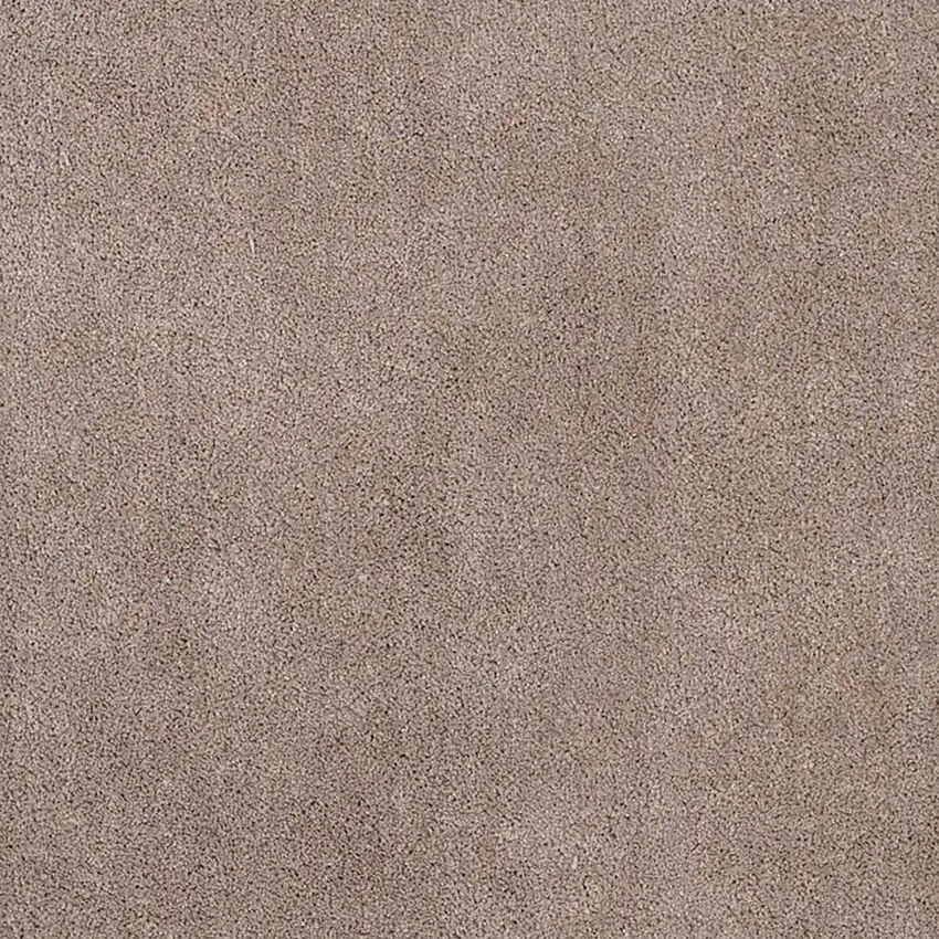 Beige Round Indoor Shag Rug Photo 3