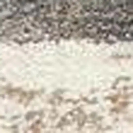 Beige Striped Dhurrie Area Rug Photo 3