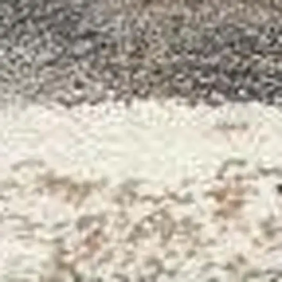 Beige Striped Dhurrie Area Rug Photo 4