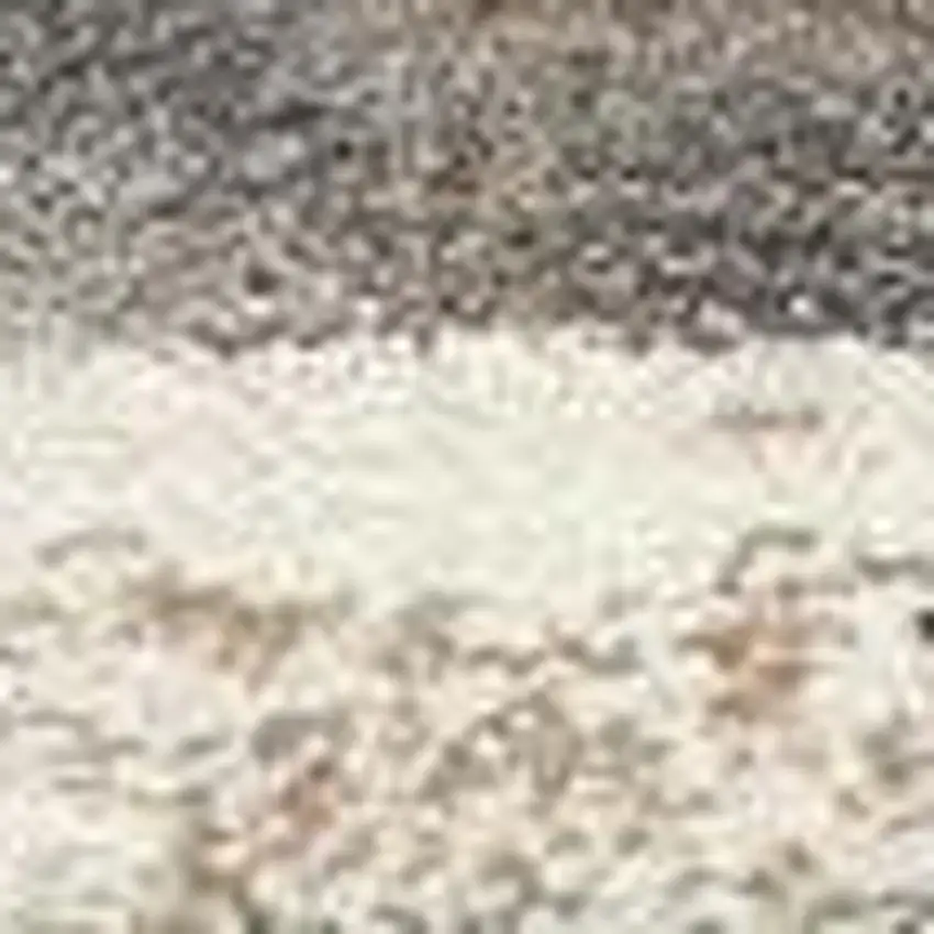 Beige Striped Dhurrie Area Rug Photo 4