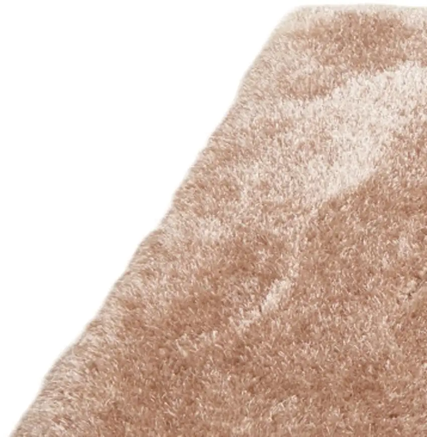 Beige Shag Hand Tufted Area Rug Photo 4