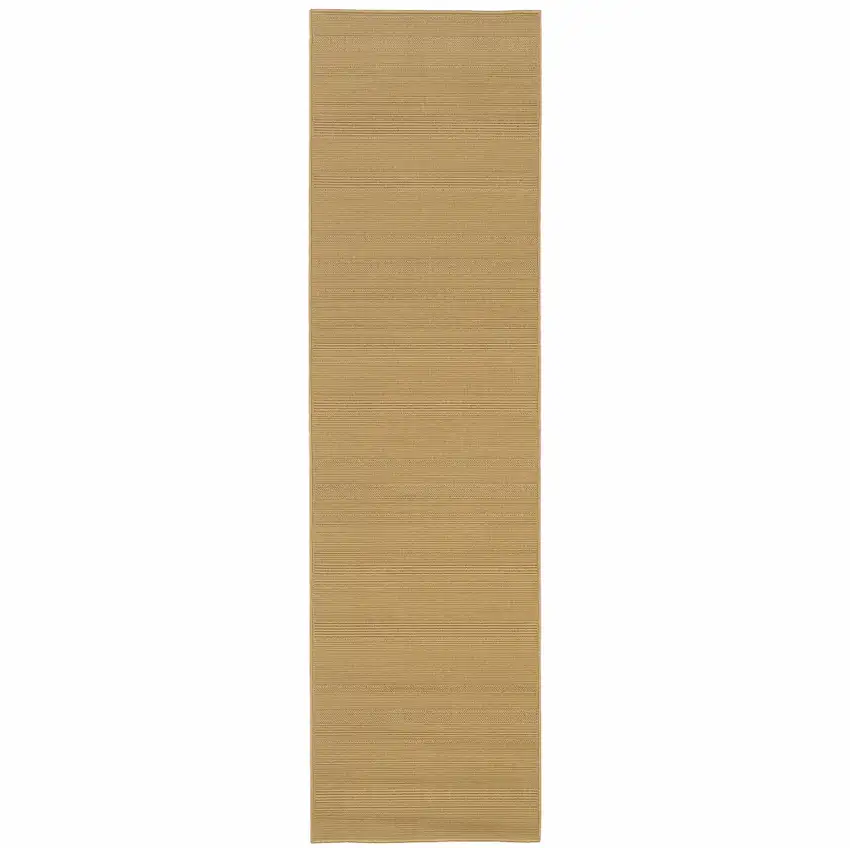 Beige Stain Resistant Indoor Outdoor Area Rug Photo 1