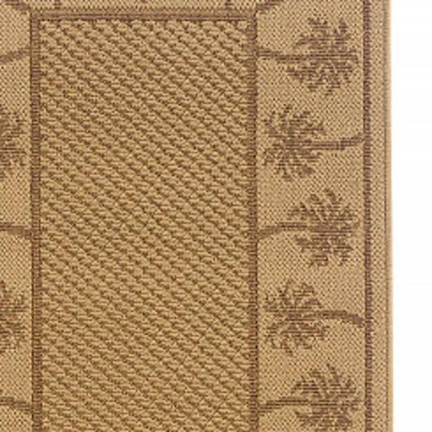 Beige Stain Resistant Indoor Outdoor Area Rug Photo 3