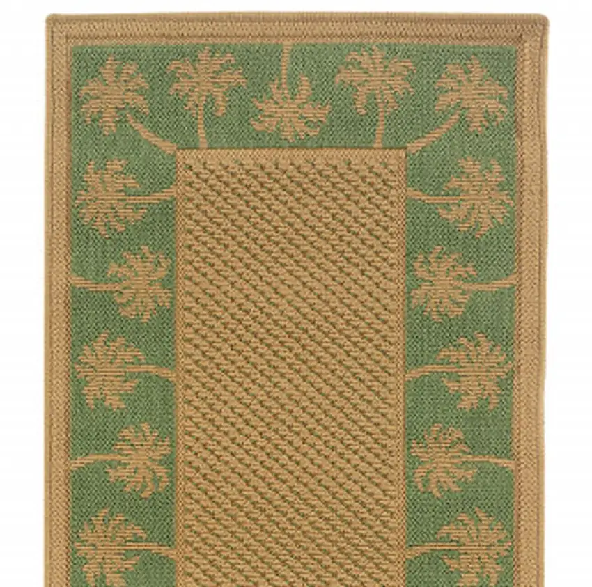 Beige Stain Resistant Indoor Outdoor Area Rug Photo 4