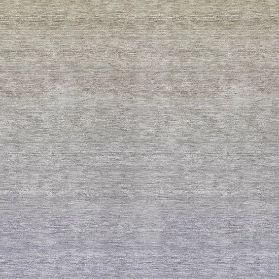 Beige Tan And Blue Ombre Washable Indoor Outdoor Area Rug Photo 7