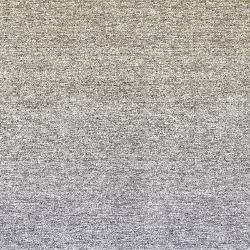 Beige Tan And Blue Ombre Washable Indoor Outdoor Area Rug Photo 6