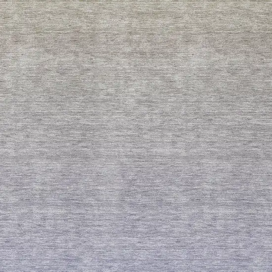 Beige Tan And Blue Ombre Washable Indoor Outdoor Area Rug Photo 6