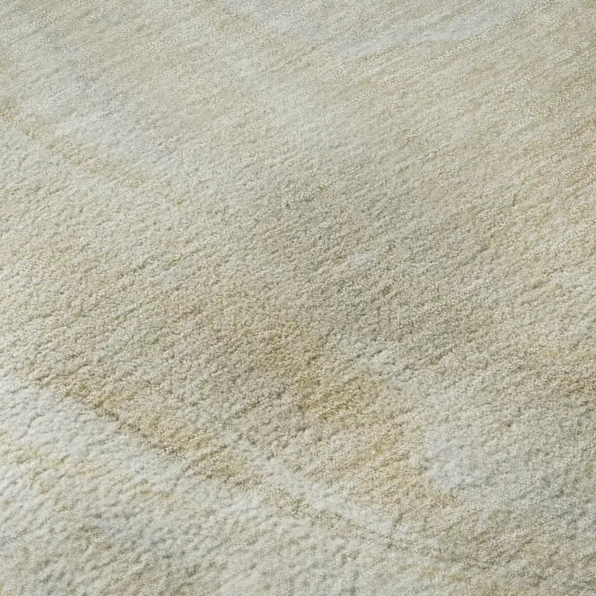 Beige Tan And Ivory Abstract Washable Area Rug With UV Protection Photo 9