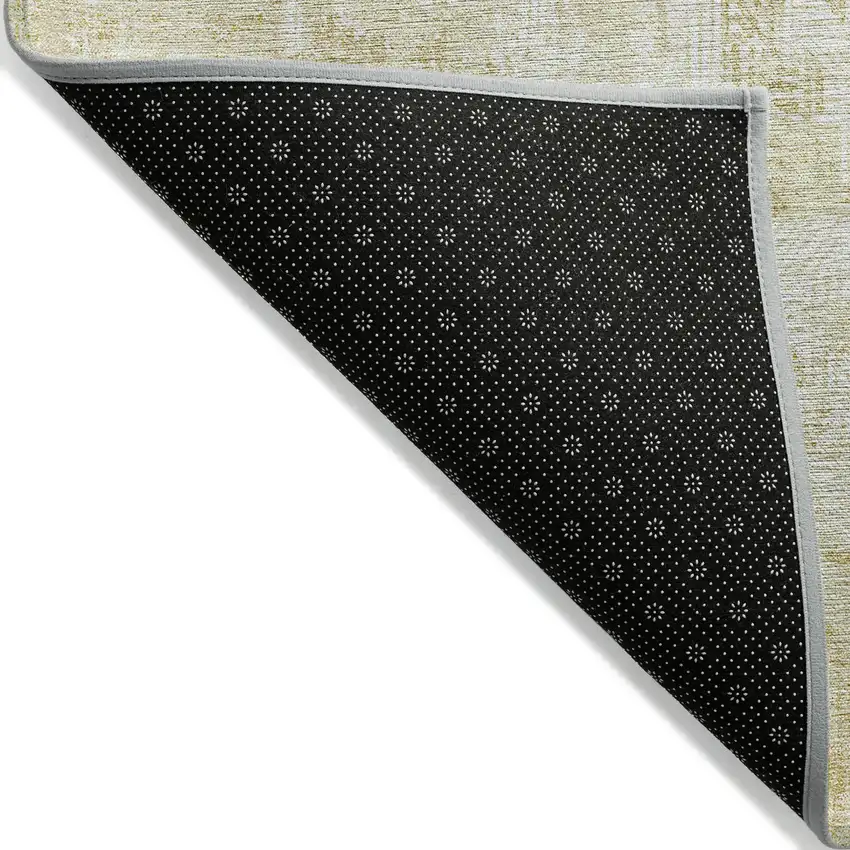 Beige Tan And Ivory Abstract Washable Indoor Outdoor Area Rug Photo 3