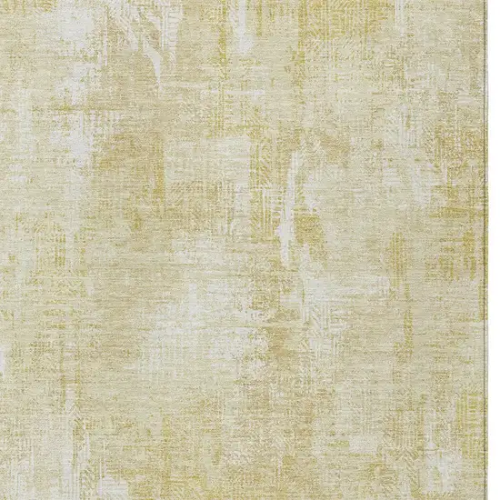 Beige Tan And Ivory Abstract Washable Indoor Outdoor Area Rug Photo 5