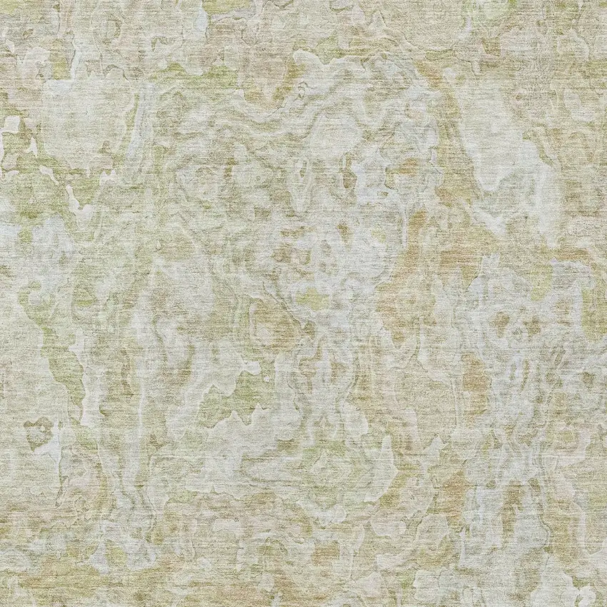 Beige Tan And Taupe Abstract Washable Indoor Outdoor Area Rug Photo 6