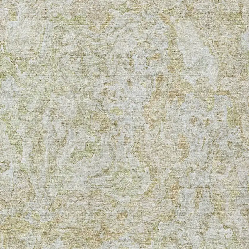 Beige Tan And Taupe Abstract Washable Indoor Outdoor Area Rug Photo 6