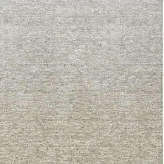 Beige Tan And Taupe Ombre Washable Indoor Outdoor Area Rug Photo 6