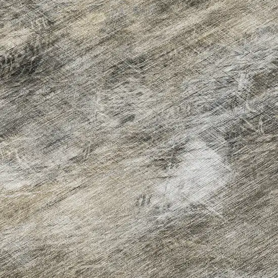 Beige Taupe And Gray Abstract Washable Indoor Outdoor Area Rug Photo 7