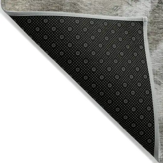 Beige Taupe And Gray Abstract Washable Indoor Outdoor Area Rug Photo 4