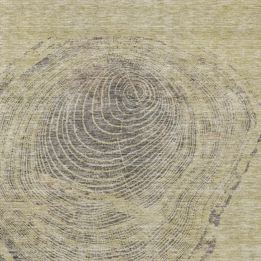 Beige Taupe And Gray Abstract Washable Indoor Outdoor Area Rug Photo 4