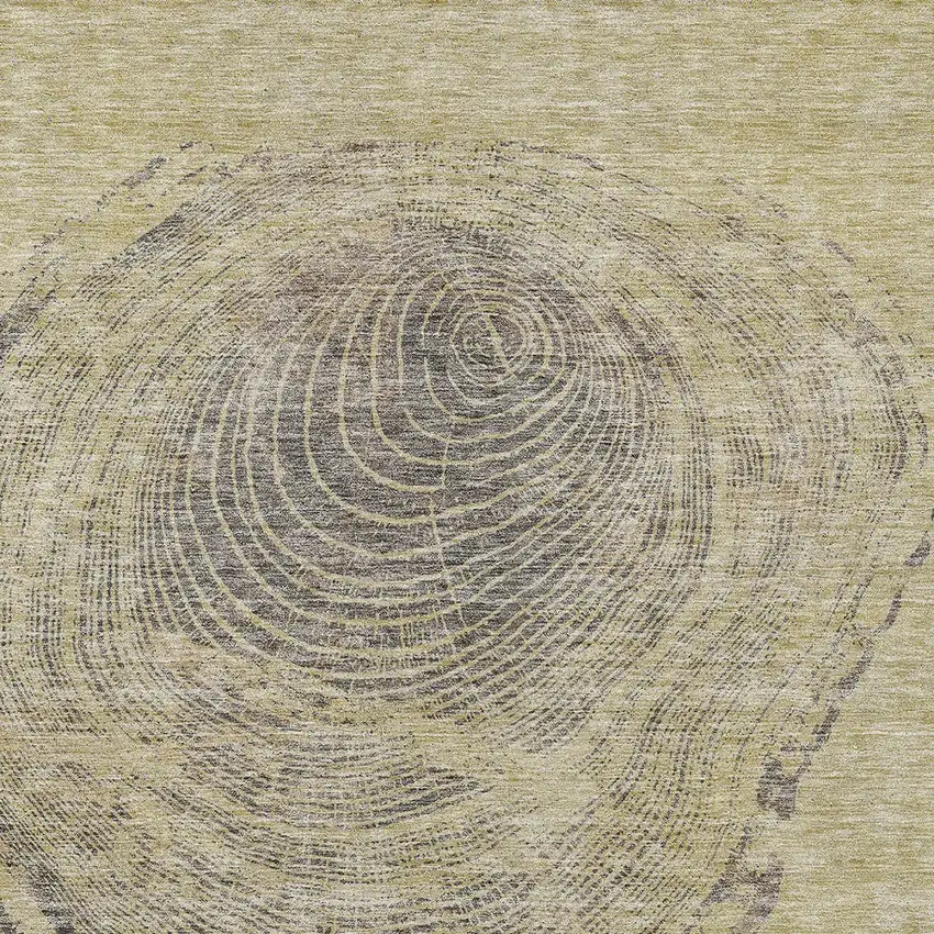 Beige Taupe And Gray Abstract Washable Indoor Outdoor Area Rug Photo 4