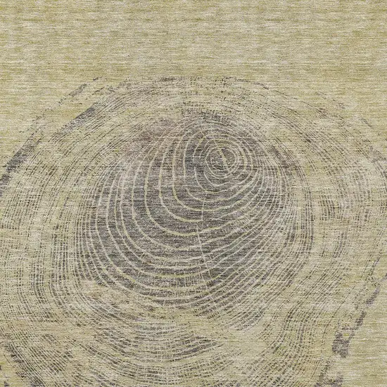 Beige Taupe And Gray Abstract Washable Indoor Outdoor Area Rug Photo 4