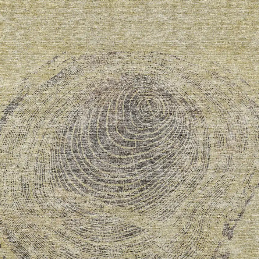 Beige Taupe And Gray Abstract Washable Indoor Outdoor Area Rug Photo 4