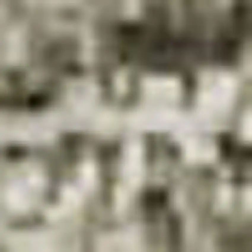 Beige Taupe And Lavender Abstract Washable Area Rug With UV Protection Photo 4