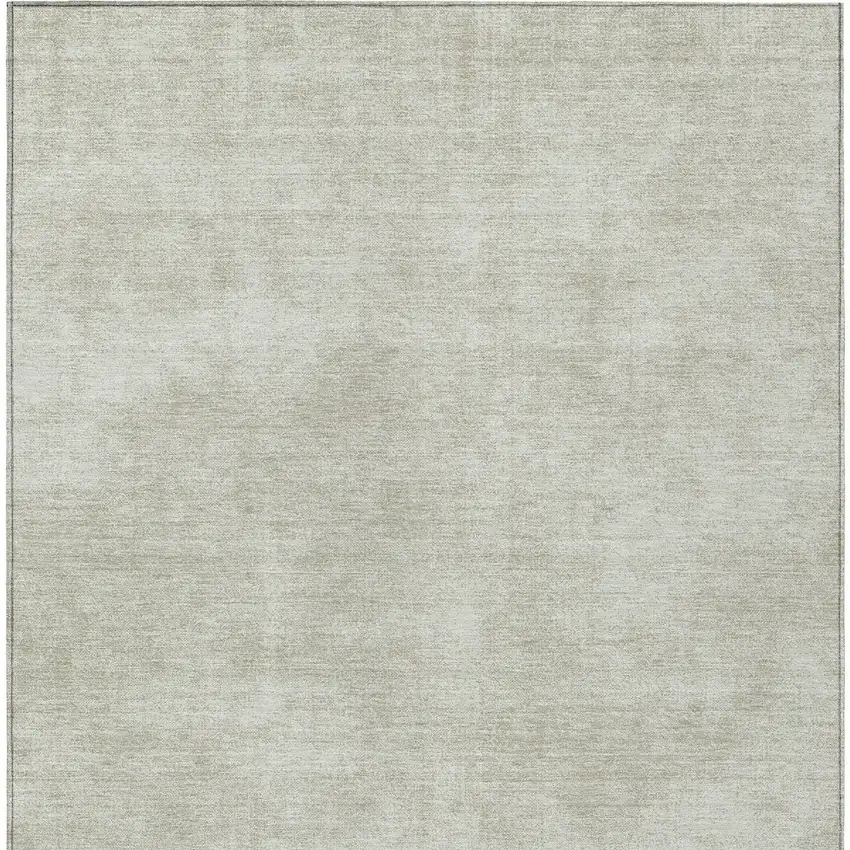 Beige Washable Indoor Outdoor Area Rug Photo 6