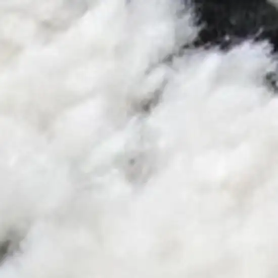 Beige and Black Checkered Power Loom Distressed Area Rug Photo 3